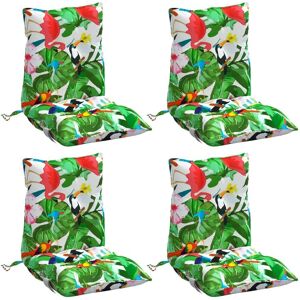 vidaXL Zitkussens - Set van 4 - Waterdicht Oxford-stof vidaXL Zitkussens - Set van 4 - Waterdicht Oxford-stof