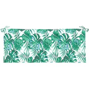 Funda para banco de jardín con patrón de hojas 120x50x7 cm Tejido Oxford Verde - Funda para banco de jardín Funda para banco de jardín con patrón de hojas 120x50x7 cm Tejido Oxford Verde - Funda para banco de jardín