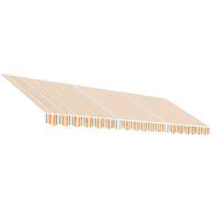 vidaXL Blue Orange Sunshade Canvas 4.5x3 m - Sunshade Canvas vidaXL Blue Orange Sunshade Canvas 4.5x3 m - Sunshade Canvas