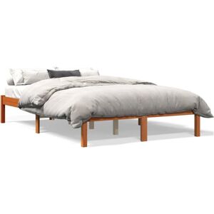 vidaXL 844839 Bedframe - Ruwe dennenhout - 120x190 cm - Bedframe vidaXL 844839 Bedframe - Ruwe dennenhout - 120x190 cm - Bedframe