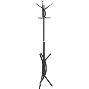 vidaXL Garderobenständer 176 cm Schwarz - Kleiderständer vidaXL Garderobenständer 176 cm Schwarz - Kleiderständer