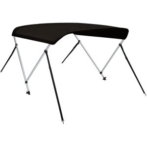 vidaXL 2-Bow Bimini Top Black - Boat Cover vidaXL 2-Bow Bimini Top Black - Boat Cover