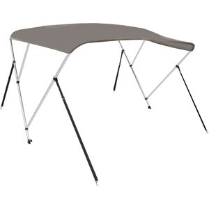 vidaXL 3-Bow Bimini Top Grey - Protects from Sun & Weather vidaXL 3-Bow Bimini Top Grey - Protects from Sun & Weather