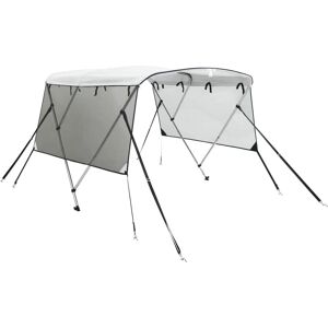 vidaXL 3-Bow Bimini Top with Mesh Side Panels - Boat Cover vidaXL 3-Bow Bimini Top with Mesh Side Panels - Boat Cover
