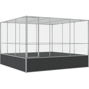 vidaXL Aviary Large Bird Cage Walk In Steel - Bird Cage vidaXL Aviary Large Bird Cage Walk In Steel - Bird Cage