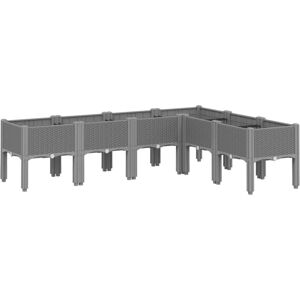 vidaXL Havekrukke med Ben Lys grå 160x120x42 cm - Have Type vidaXL Havekrukke med Ben Lys grå 160x120x42 cm - Have Type