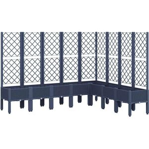 vidaXL Garden Planter with Trellis - Garden Planter - 200x160x142 cm vidaXL Garden Planter with Trellis - Garden Planter - 200x160x142 cm