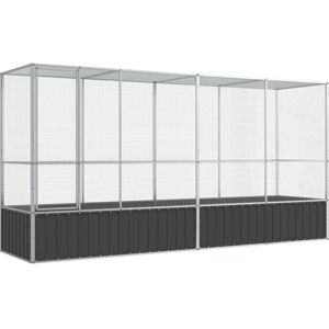 VidaXL Steel Frame Bird Aviary - Spacious Durable Outdoor Cage VidaXL Steel Frame Bird Aviary - Spacious Durable Outdoor Cage