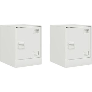 vidaXL 841618 Nightstand - Nightstand/Bedside Table White vidaXL 841618 Nightstand - Nightstand/Bedside Table White