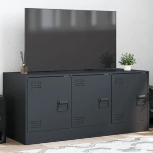 vidaXL 841645 Steel Anthracite TV Cabinet - TV Furniture vidaXL 841645 Steel Anthracite TV Cabinet - TV Furniture