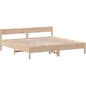vidaXL Bed Frame 180x200cm Natuurlijk dennenhout vidaXL Bed Frame 180x200cm Natuurlijk dennenhout