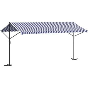 vidaXL 500x300 cm Blue and White Garden Canopy - Garden Canopy vidaXL 500x300 cm Blue and White Garden Canopy - Garden Canopy