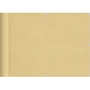 vidaXL Sand 75x500 cm Privacy Screen Waterproof Outdoor Fence vidaXL Sand 75x500 cm Privacy Screen Waterproof Outdoor Fence