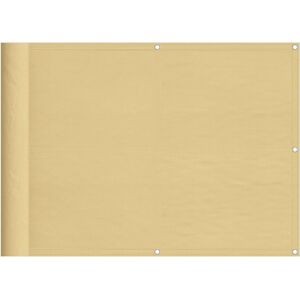 vidaXL Sand Balcony Screen 75x600 cm Outdoor Privacy Fence vidaXL Sand Balcony Screen 75x600 cm Outdoor Privacy Fence