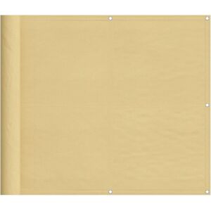 vidaXL Paravento balcon sable 90x300cm Résistant à l'eau et UV vidaXL Paravento balcon sable 90x300cm Résistant à l'eau et UV