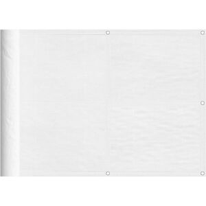 MAISONCHIC White Balcony Screen - Privacy, Weatherproof - 75x700cm MAISONCHIC White Balcony Screen - Privacy, Weatherproof - 75x700cm