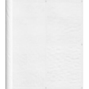 vidaXL Balcony Screen White 120x700 cm - Balcony Screen vidaXL Balcony Screen White 120x700 cm - Balcony Screen