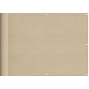 beige balkonskærm 75x700 cm - Balkon skærm beige balkonskærm 75x700 cm - Balkon skærm