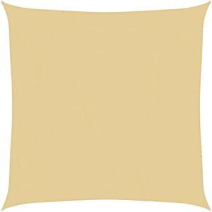 vidaXL Solsejl 2x2 m Sand Polyester Oxford - Solsejl vidaXL Solsejl 2x2 m Sand Polyester Oxford - Solsejl