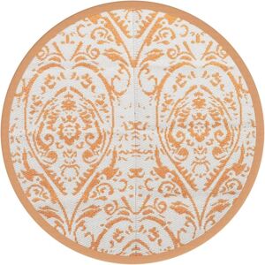 VidaXL Outdoor Carpet Orange White 200cm - Garden Rug VidaXL Outdoor Carpet Orange White 200cm - Garden Rug