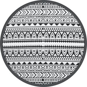 vidaXL Outdoor Carpet Black White 160cm - Outdoor Carpet vidaXL Outdoor Carpet Black White 160cm - Outdoor Carpet