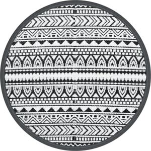 vidaXL Black and White 200cm Outdoor Carpet - Outdoor Carpet vidaXL Black and White 200cm Outdoor Carpet - Outdoor Carpet