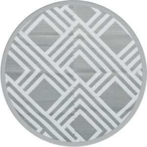 vidaXL Grey Outdoor Rug - Garden & Patio Carpet - 200cm vidaXL Grey Outdoor Rug - Garden & Patio Carpet - 200cm