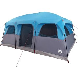 vidaXL Family Tent Blue - 9-10 Person Waterproof Cabin Tent vidaXL Family Tent Blue - 9-10 Person Waterproof Cabin Tent