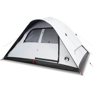 vidaXL Dome Family Tent 6 Person White Waterproof - Family Tent vidaXL Dome Family Tent 6 Person White Waterproof - Family Tent