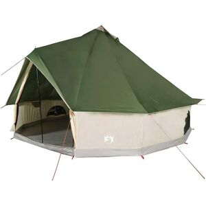 vidaXL Family Tent Tipi 12-Person Waterproof Green vidaXL Family Tent Tipi 12-Person Waterproof Green