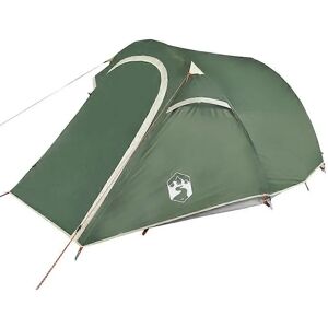 vidaXL Tunnel Tent 3 Person Green Waterproof - Camping Tent vidaXL Tunnel Tent 3 Person Green Waterproof - Camping Tent