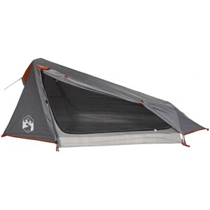 vidaXL Tenda túnel 1 Pessoa Cinza e Laranja Impermeável - Tenda de acampamento vidaXL Tenda túnel 1 Pessoa Cinza e Laranja Impermeável - Tenda de acampamento