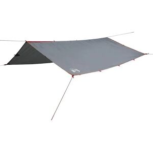 vidaXL Camping Tarp Grey and Orange Waterproof - Camping Tarp vidaXL Camping Tarp Grey and Orange Waterproof - Camping Tarp