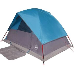 vidaXL Camping Tent Dome 2-Person Blue Waterproof vidaXL Camping Tent Dome 2-Person Blue Waterproof