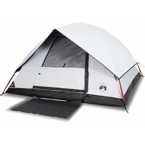 vidaXL Tenda familiar Domo 6 Pessoas Branca Escura vidaXL Tenda familiar Domo 6 Pessoas Branca Escura