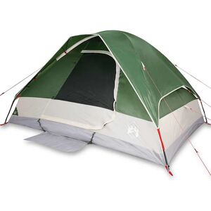 Teren de camping cu cupolă verde vidaXL - Impermeabil, ușor, 2-6 persoane Teren de camping cu cupolă verde vidaXL - Impermeabil, ușor, 2-6 persoane