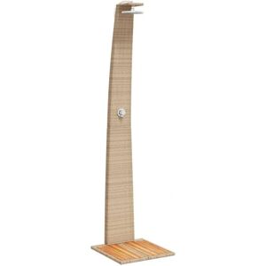vidaXL Outdoor Shower - 55x60x224 cm - Poly Rattan & Acacia Wood vidaXL Outdoor Shower - 55x60x224 cm - Poly Rattan & Acacia Wood