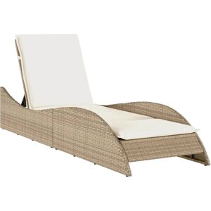 vidaXL buitenstoel lounge - Verstelbare rugleuning, kussens, weerbestendig vidaXL buitenstoel lounge - Verstelbare rugleuning, kussens, weerbestendig