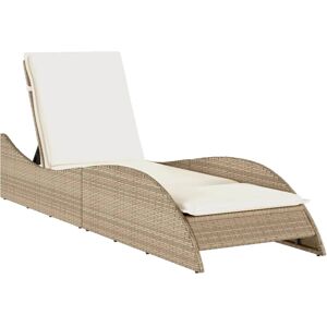 vidaXL Buitenzaal met Kussens - Polyrattan Staal Crème Wit vidaXL Buitenzaal met Kussens - Polyrattan Staal Crème Wit