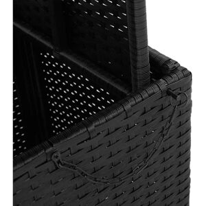 vidaXL Garden Table Black - Outdoor Garden Dining Table vidaXL Garden Table Black - Outdoor Garden Dining Table