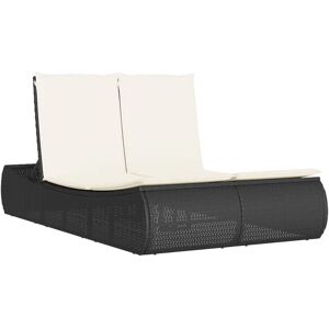 vidaXL Buitenstoel - Dubbelle lounge met kussens vidaXL Buitenstoel - Dubbelle lounge met kussens