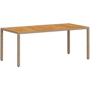 vidaXL Ulkotason pöytä beigenä ja ruskeana - Ulkoilmapöytä vidaXL Ulkotason pöytä beigenä ja ruskeana - Ulkoilmapöytä