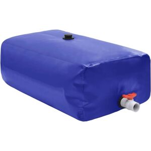 vidaXL Sammenklappelig PVC-vandbeholder 1000L med han - Vandsamling vidaXL Sammenklappelig PVC-vandbeholder 1000L med han - Vandsamling