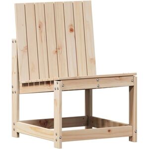 vidaXL Garden Chair Solid Wood Pine - Garden Chair - White - Garden Chair vidaXL Garden Chair Solid Wood Pine - Garden Chair - White - Garden Chair