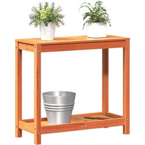 vidaXL Wooden Planting Table with Shelf Brown - Garden Furniture vidaXL Wooden Planting Table with Shelf Brown - Garden Furniture