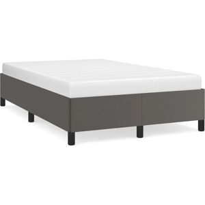 VidaXL 379526 estructura de cama - Gris, Patas de apoyo, Listones de madera - Estructura de cama VidaXL 379526 estructura de cama - Gris, Patas de apoyo, Listones de madera - Estructura de cama