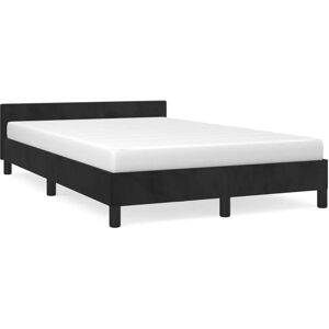 VidaXL Bed Frame - Zwart fluwelen ondersteuning - Bedtype VidaXL Bed Frame - Zwart fluwelen ondersteuning - Bedtype