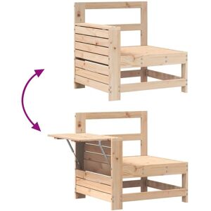 vidaXL Outdoor Bench Wood - Garden Pine Wood Seating vidaXL Outdoor Bench Wood - Garden Pine Wood Seating