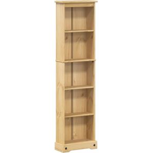 vidaXL Bookcase Corona 46x20x170 cm Solid Wood Pine - Bookcase vidaXL Bookcase Corona 46x20x170 cm Solid Wood Pine - Bookcase