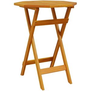 vidaXL Foldable Garden Table - Solid Wood Acacia - 60x75cm - Garden Table vidaXL Foldable Garden Table - Solid Wood Acacia - 60x75cm - Garden Table